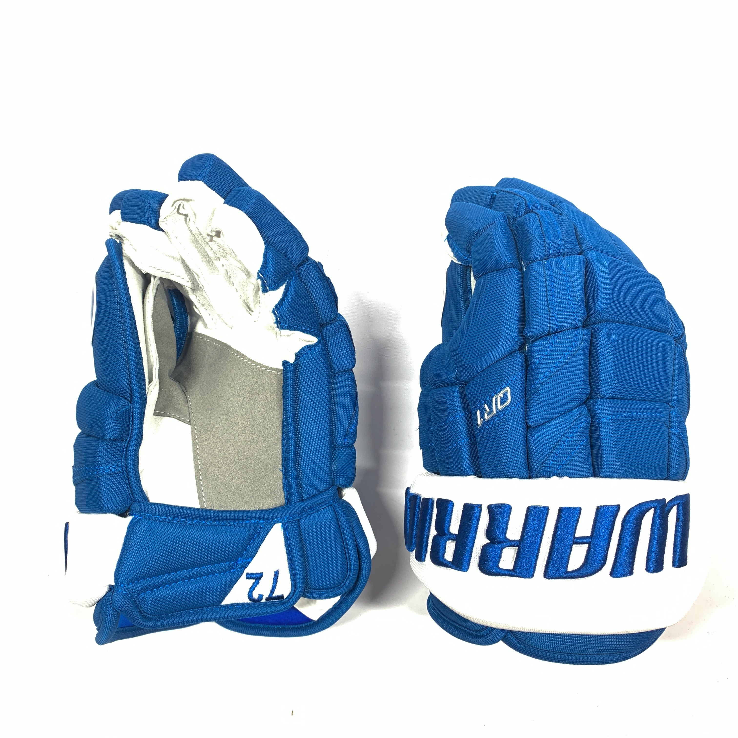 Warrior Covert QR1 Pro - Gant NHL Pro Stock - Joonas Donskoi (Bleu/Blanc)